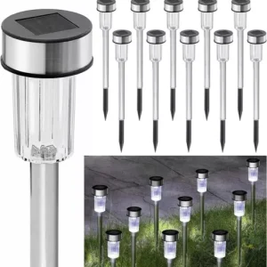 Solar Stake Lights LED Outdoor Garden Patio Pathway Lawn Decking Decorative Lamp