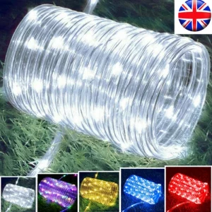50-300LEDs Outdoor Solar String Lights Fairy Strip Waterproof Rope Garden Xmas