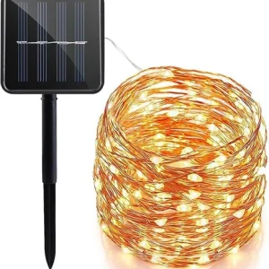 Solar String Lights Copper Wire Fairy Lights for Garden Party Decor Waterproof