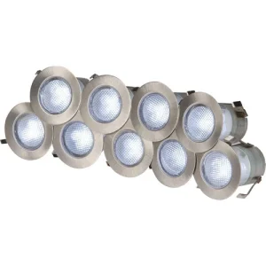 Knightsbridge 230V IP65 10 x 0.2w Cool White LED Kit 6000K - KIT16W